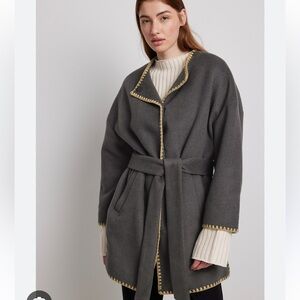 NA-KD stitch coat
